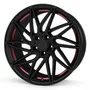Keskin KT20 matt black red inside