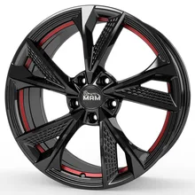 MAM RS6 black painted red inside