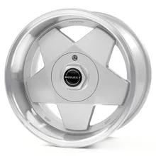 Borbet A silver polished