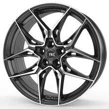 Tec Speedwheels GT9 gun metal-matt-frontpoliert