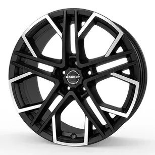 Borbet XV - black polished matt