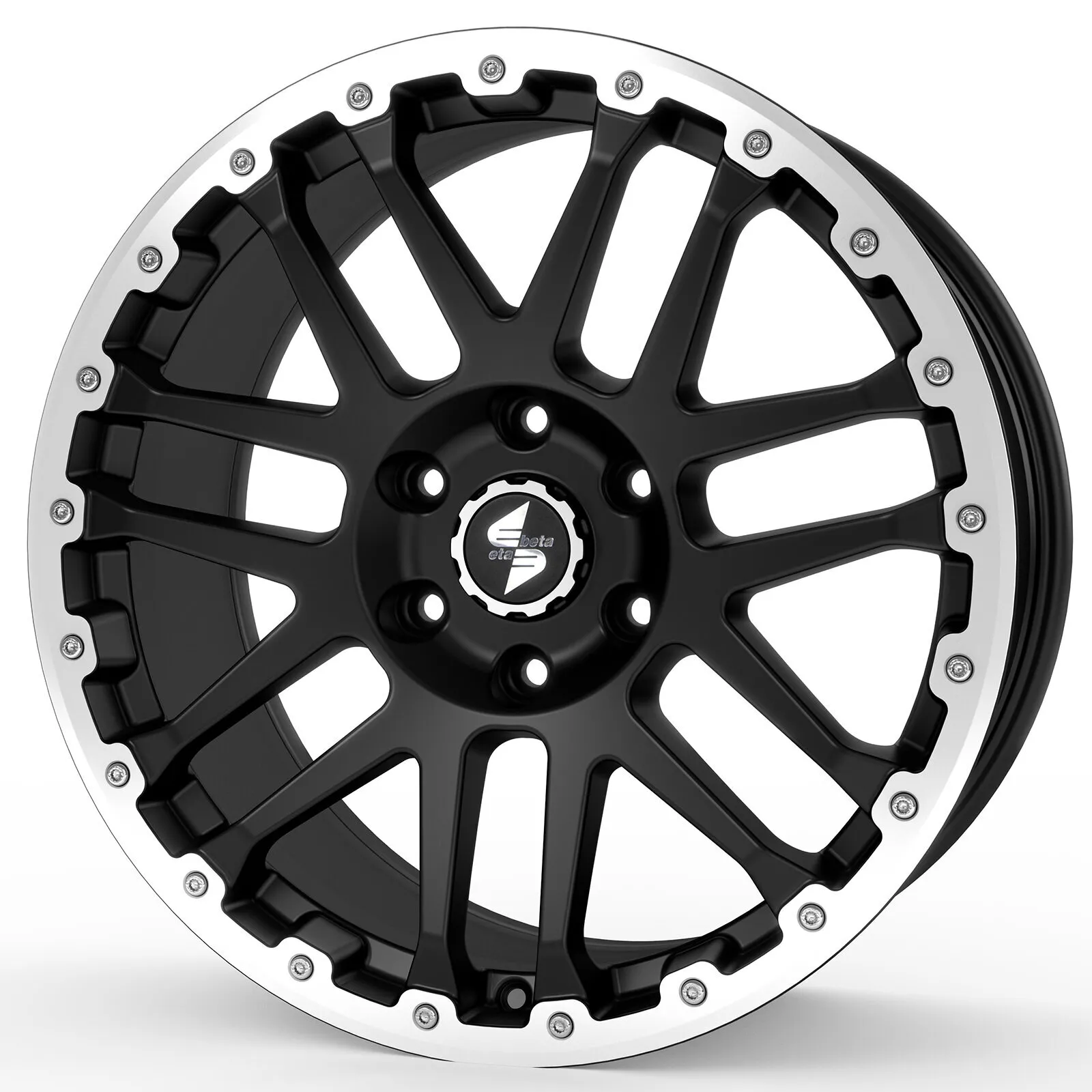 etabeta Combat CV - Black matt lip + cap polished