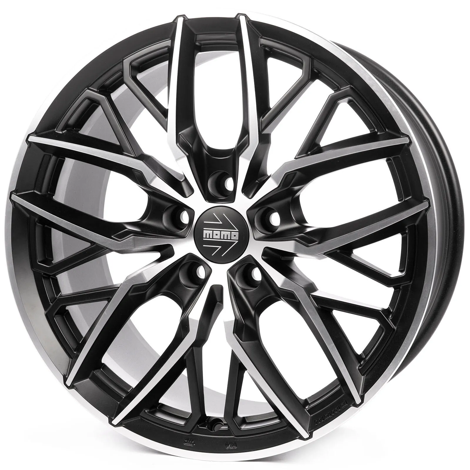 Momo Spider rim in Black Matt Polish